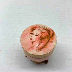 Vintage Avon Pink Lady Cream Jar